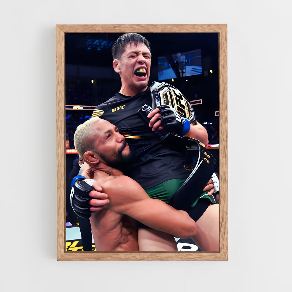 Poster L'Étreinte du Champion – affiche MMA (vue 4)